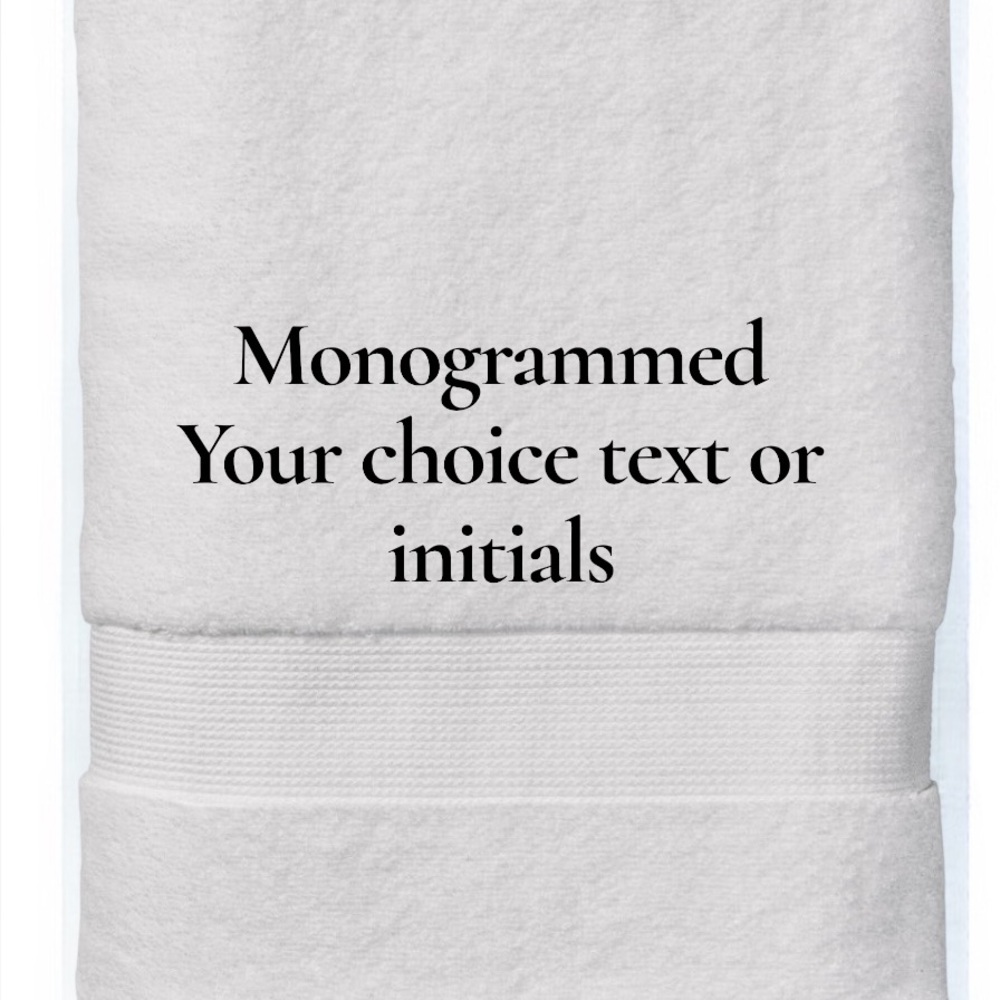 Hand towel Personalized Embroidered Luxurious Monogrammed New 1 hand